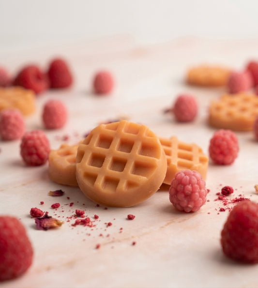Waffles & Raspberries