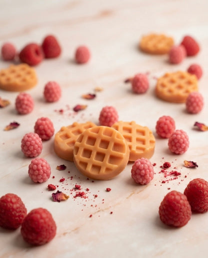 Waffles & Raspberries